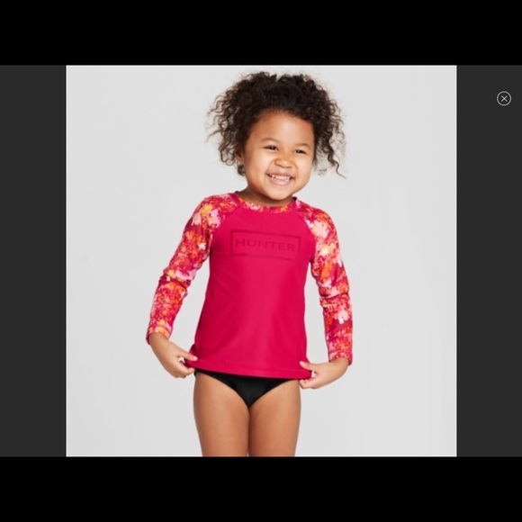 Hunter Other - NWT 🔥 Hunter for Target Floral Rash Guard Girls